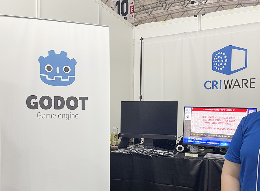 東京ゲームショウ2026のSpriteStudio:CRIwareブースの様子